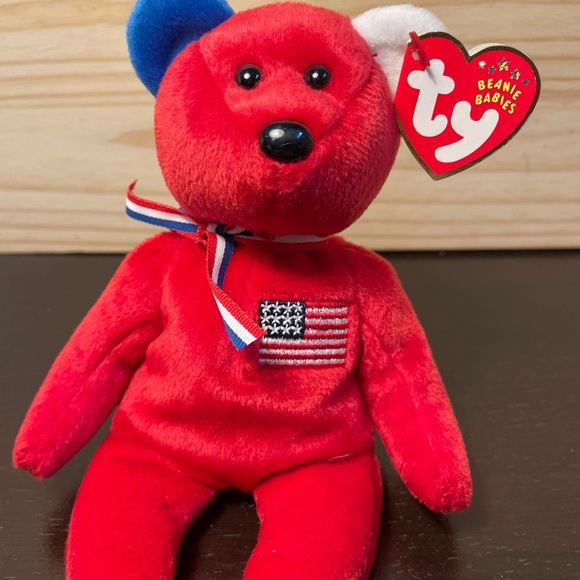 America - 9/11 Bear Ty Beanie Baby - Picture 1 of 14